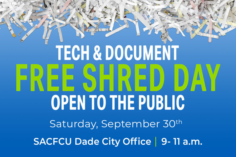 Shred & Recycling Event San Antonio Citizens FCU